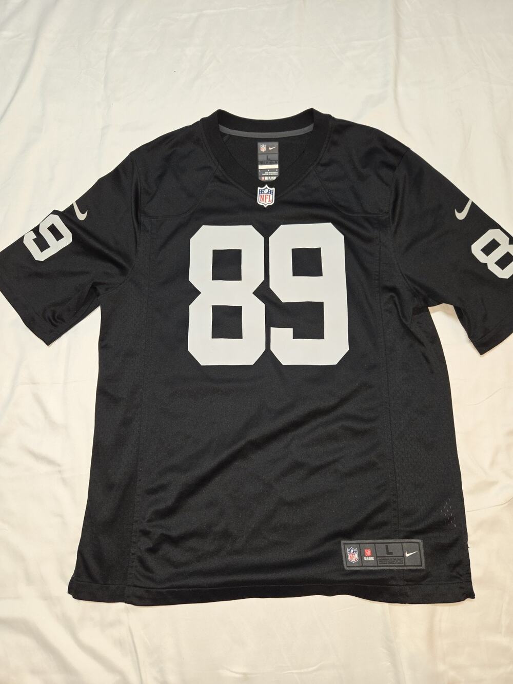 Nike Men's Large Black 89 Cooper NFL Jersey